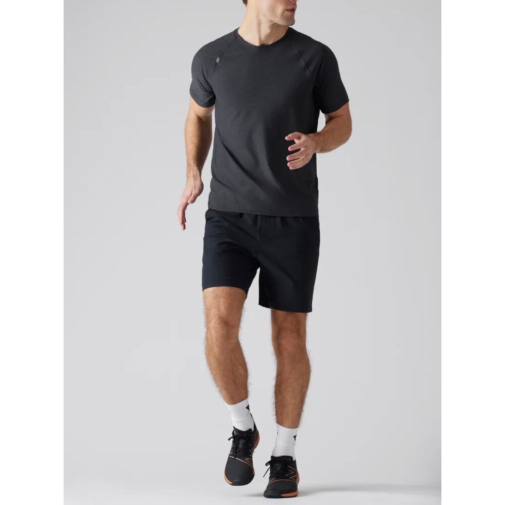 RHONE Men's Lined Shorts 7" Black Size XL